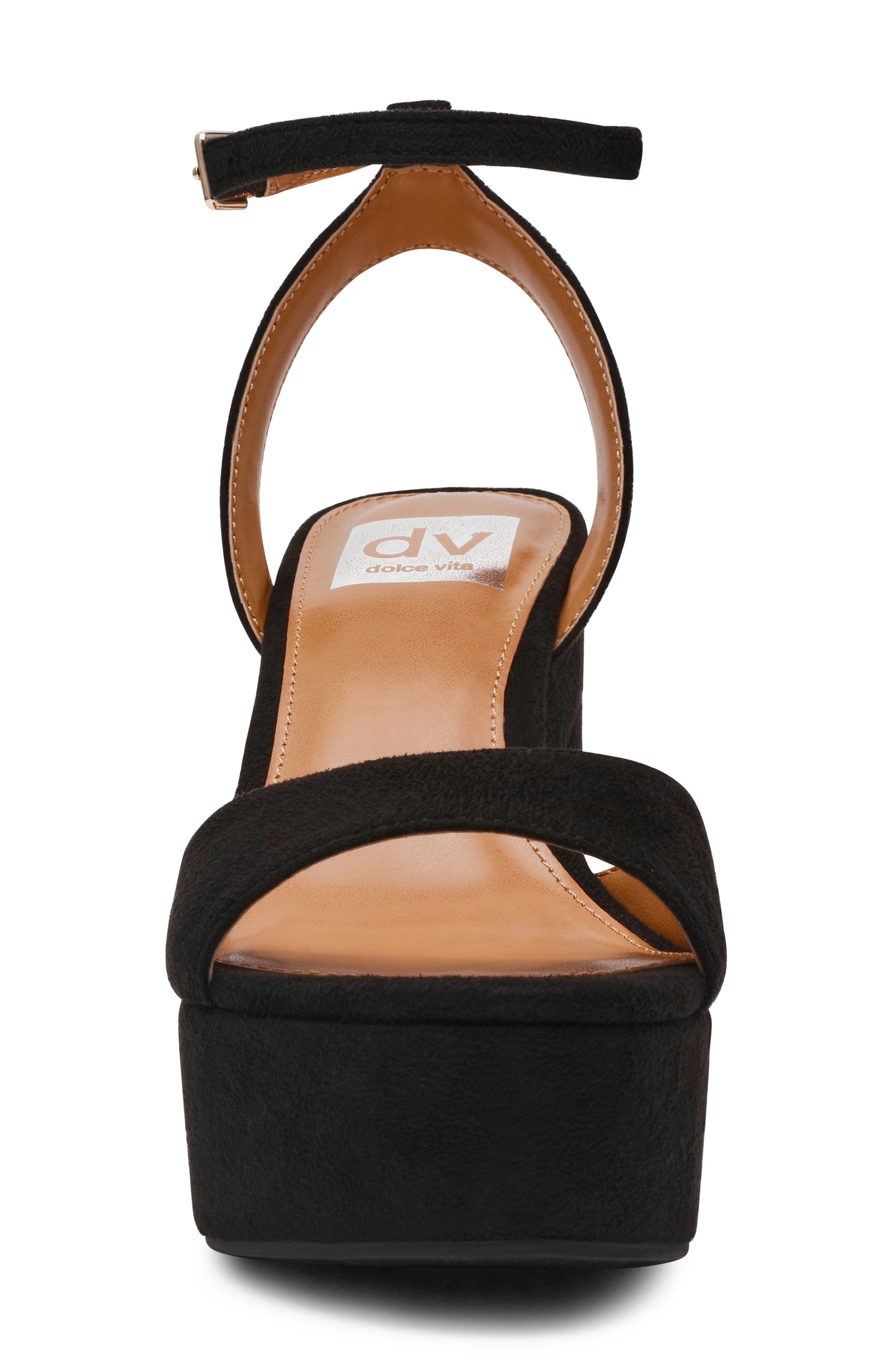 DV by Dolce Vita Wizzard Ankle Strap Platform Sandal, Alternate, color, Black