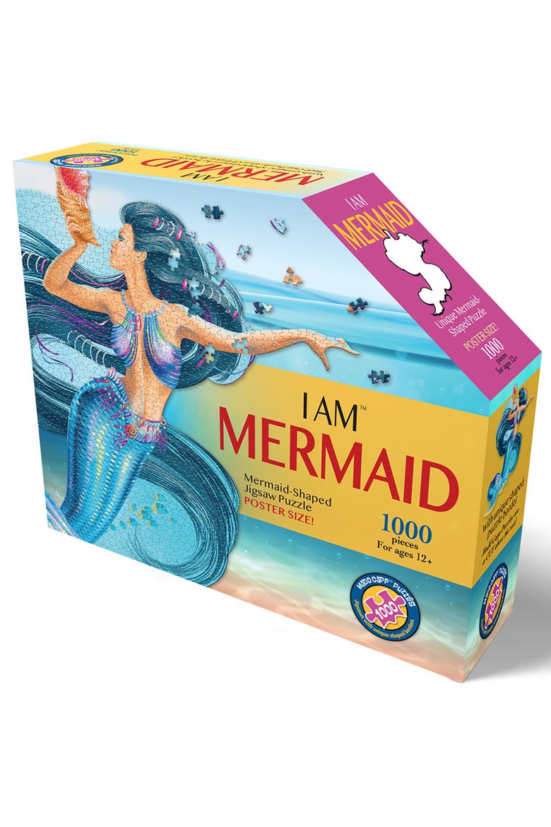 Mermaid 1000 Piece Jigsaw Puzzle, Main, color, Multicolored