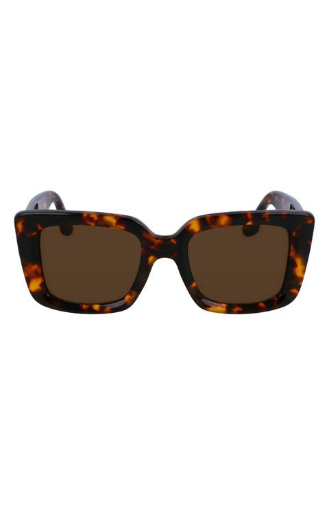 52mm Monogram Modified Rectangular Sunglasses