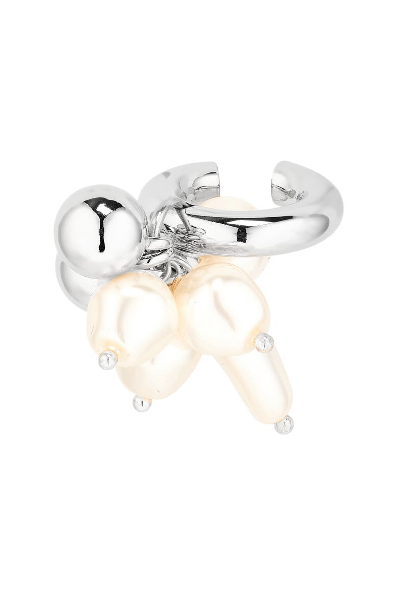 Abbey Ear Cuff, Main, color, PALLADIUM