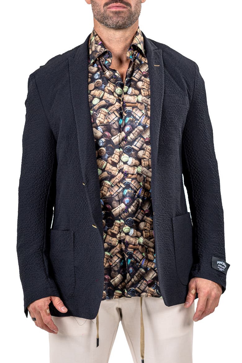 Socrates Unconstructed Martyr025 Sport Coat, Main, color, BLACK