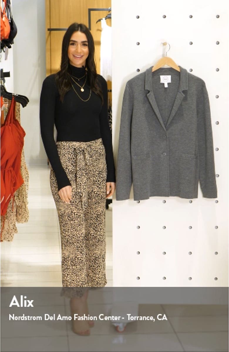 Shrunken Knit Blazer, sales video thumbnail