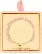 Leith Beaded 2-Row Slider Bracelet