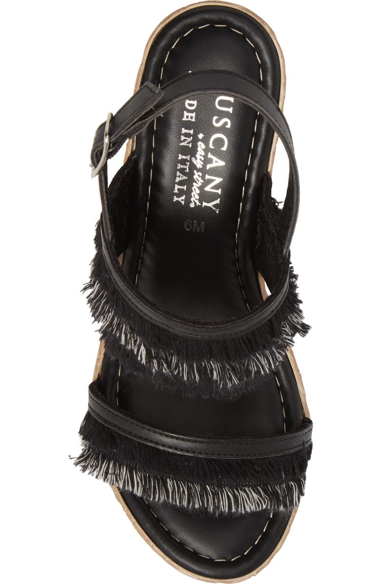 TUSCANY by Easy Street<sup>®</sup> Zaira Wedge Espadrille Sandal, Alternate, color,