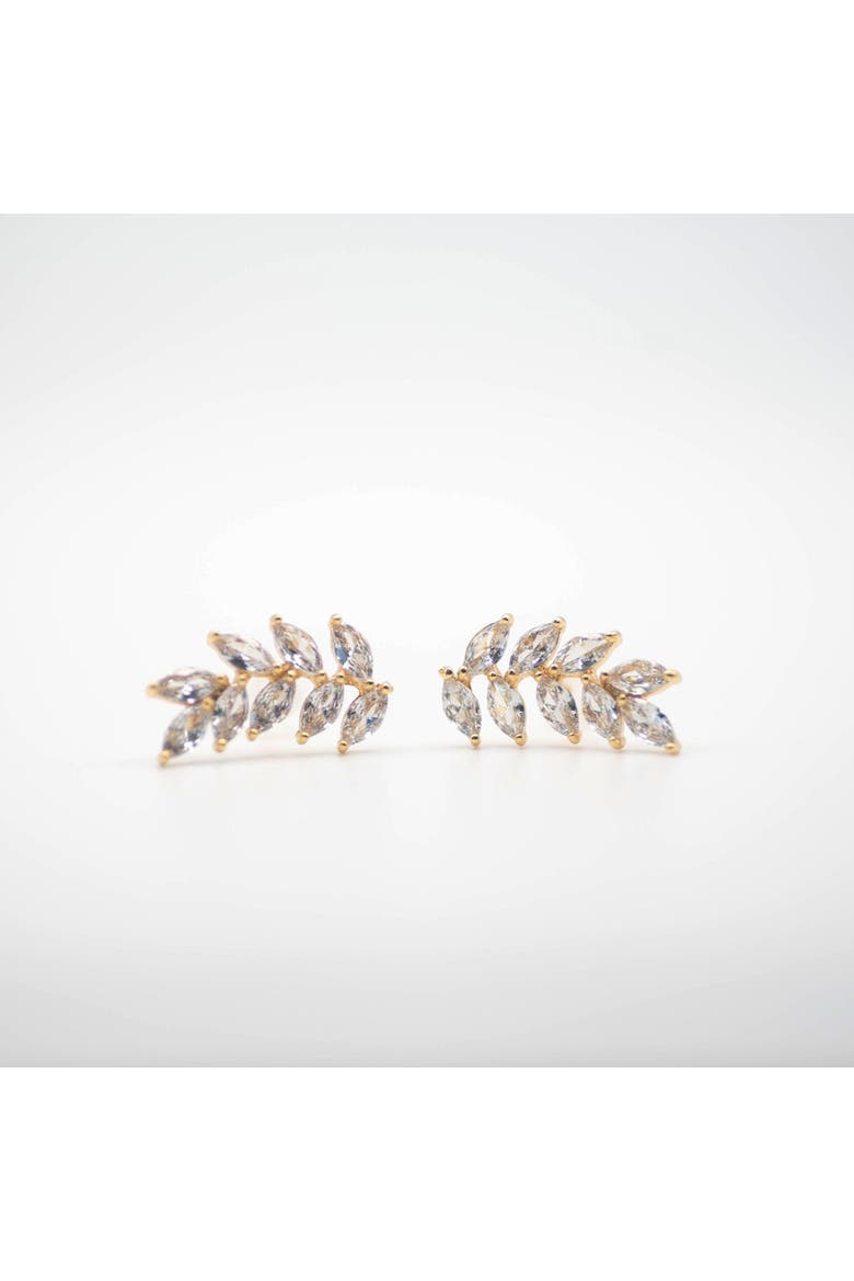 Luxe Marquise Bridal Earrings, Main, color, Clear Crystals