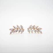 Ivy & Pearl Co. Luxe Marquise Bridal Earrings