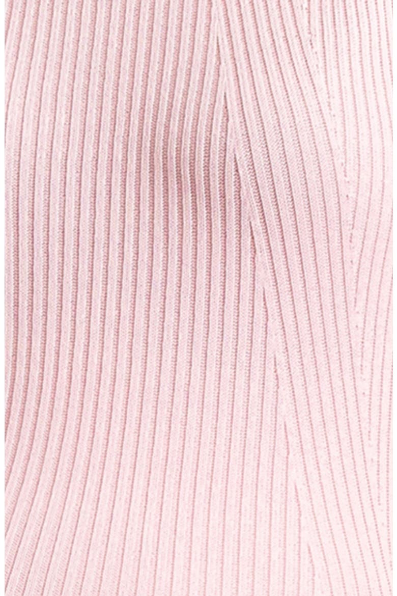 Rib Crewneck Maternity Sweater Midi Dress, Alternate, color, PINK