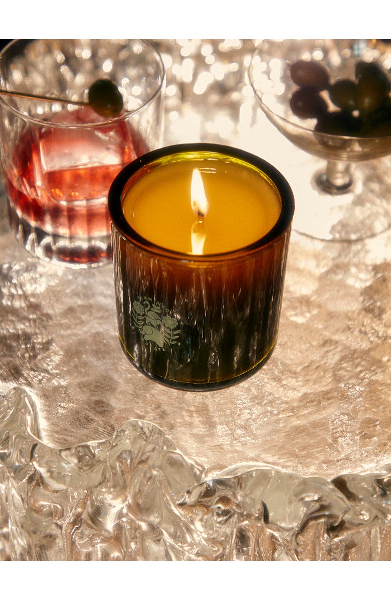 FLAMINGO ESTATE Ancient Agrigento Olive Tree Candle, Alternate, color, Green