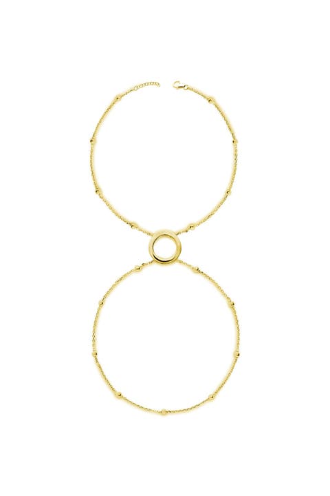 Art Deco Halo Hand Chain