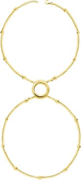Lucy Quartermaine Art Deco Halo Hand Chain