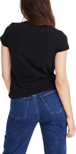 メイドウェル Madewell Northside Vintage Tee レディース シャツ トップス True Black Northside Vintage Tee | Madewell