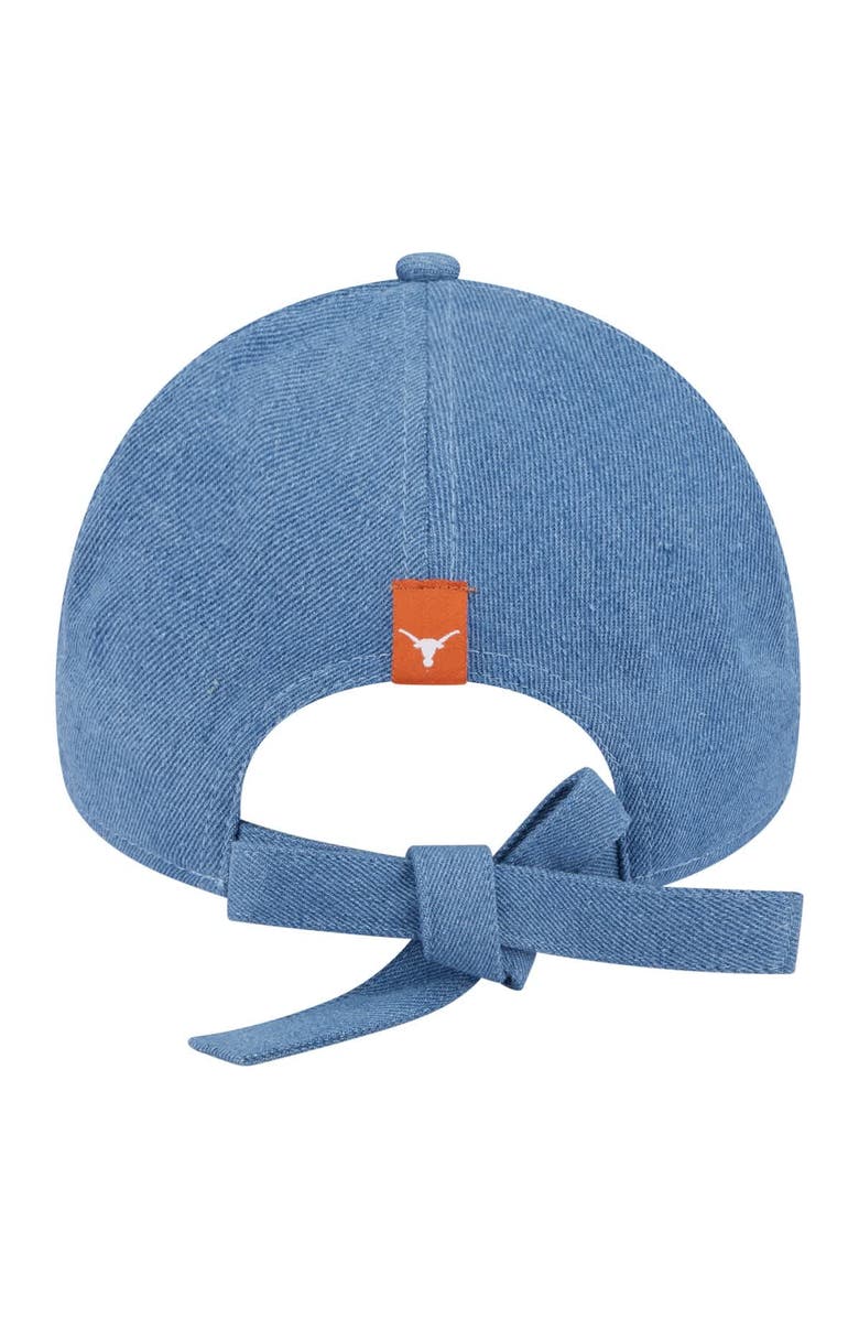 New Era Women's New Era Denim Texas Longhorns A-Frame 9FORTY Adjustable Hat, Alternate, color, 