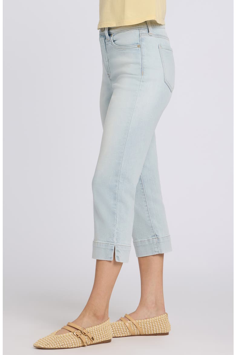 Marilyn Split Cuff Crop Capri Jeans, Alternate, color, DESERT SHORELINE