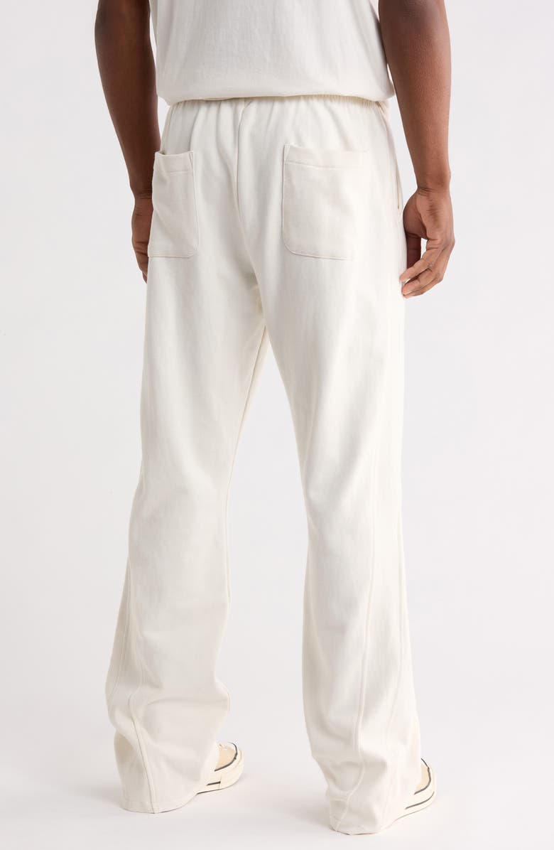 HONOR THE GIFT Track Cotton Sweatpants, Alternate, color, Bone