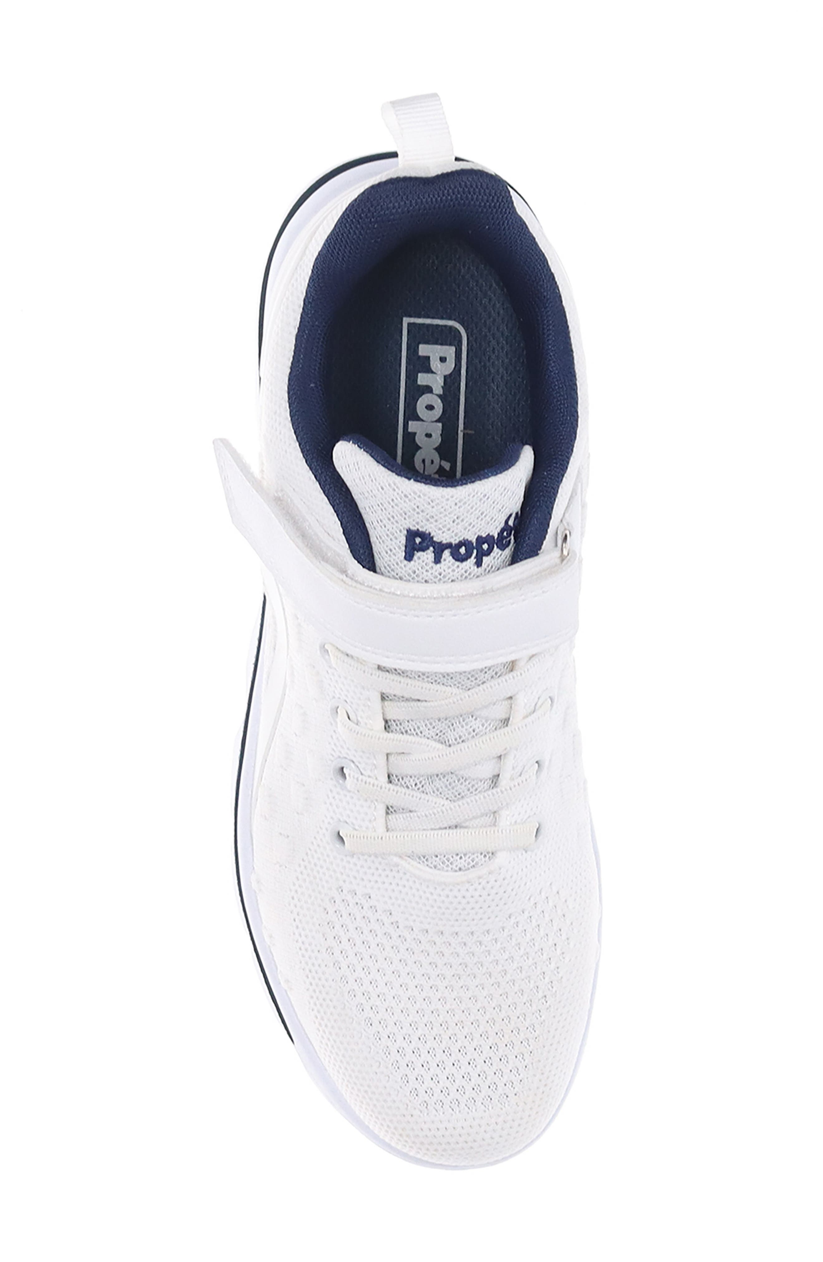 Propét TravelActiv Axial FX Sneaker, Alternate, color, White/ Navy
