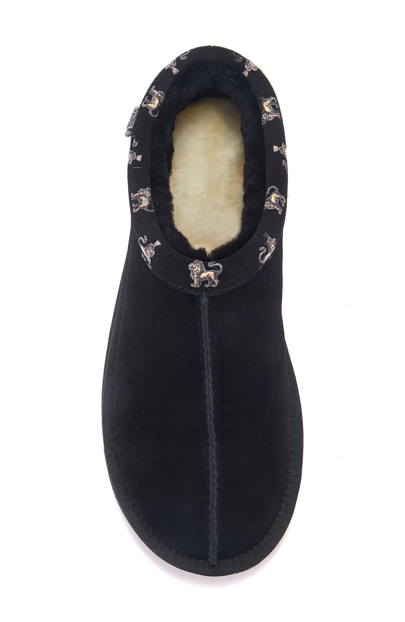 Australia Luxe Collective Outback Genuine Shearling Ankle Slipper, Alternate, color, Black