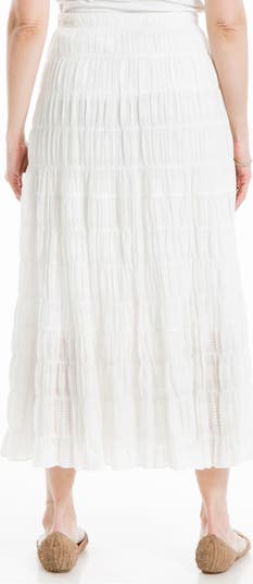 Textured Midi Skirt