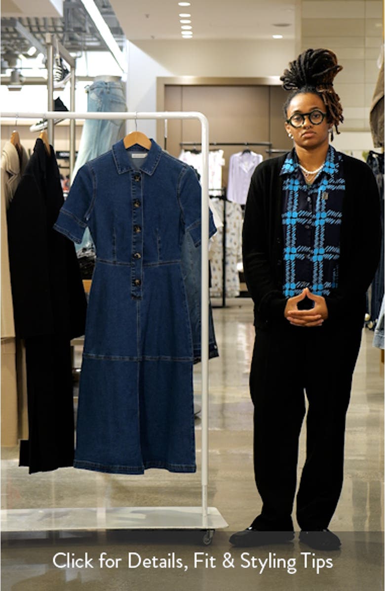 Denim Midi Shirtdress, sales video thumbnail
