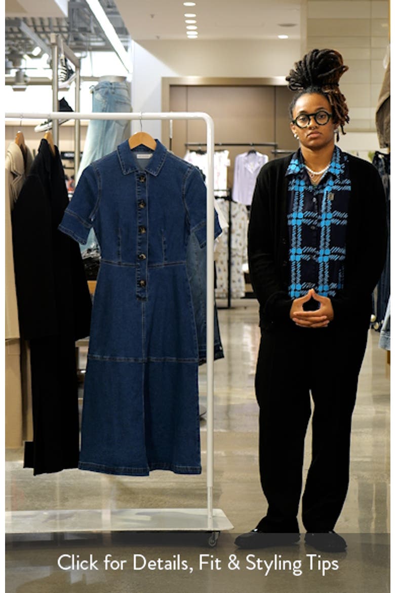 Denim Midi Shirtdress video