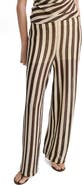 MANGO Stripe Open Stitch Knit Pants