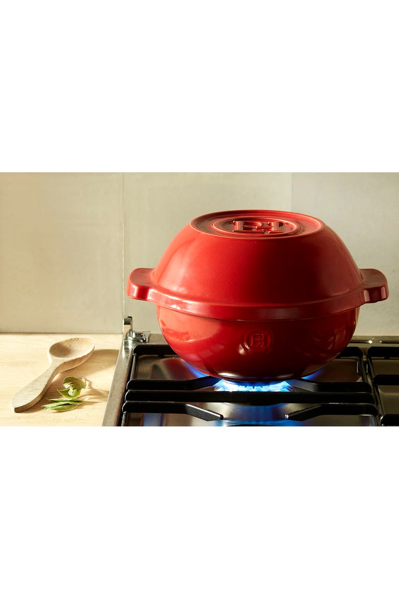 Bread & Potato Pot, Alternate, color, Burgundy