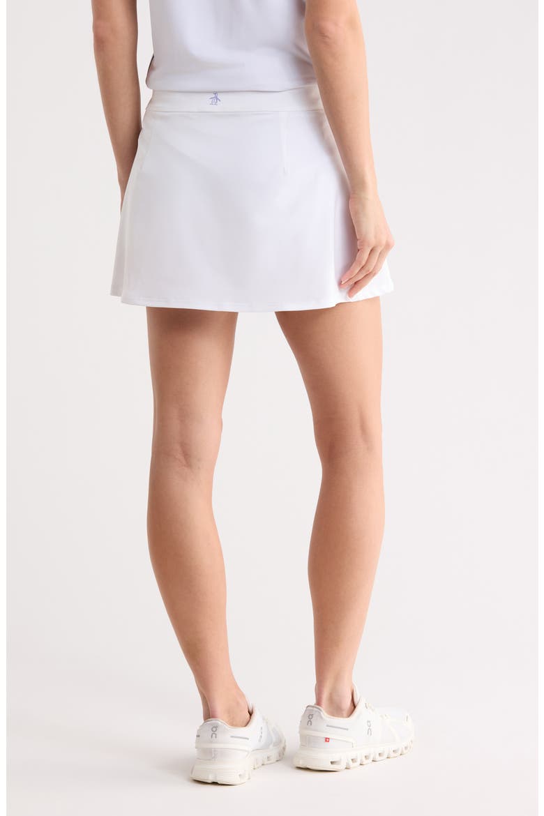 Asymmetric Pleated Tennis Skort, Alternate, color, BRIGHT WHITE