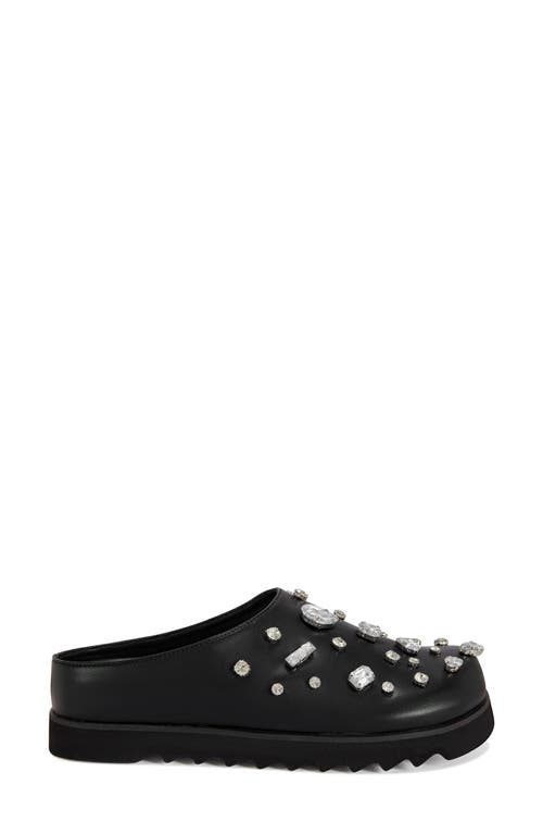 Azalea Wang Voncile Embellished Platform Mule In Black