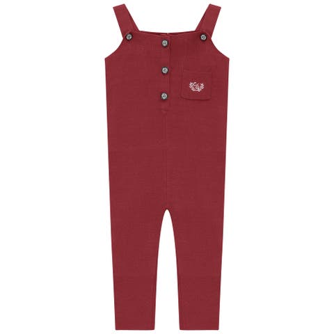 Crest Embroidery Knit Overall (Baby)