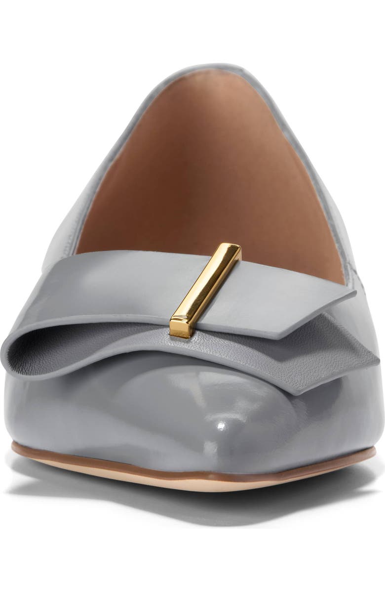 Cole Haan Felicia Bow Ballet Flat, Alternate, color, Frost Gray Box Leather