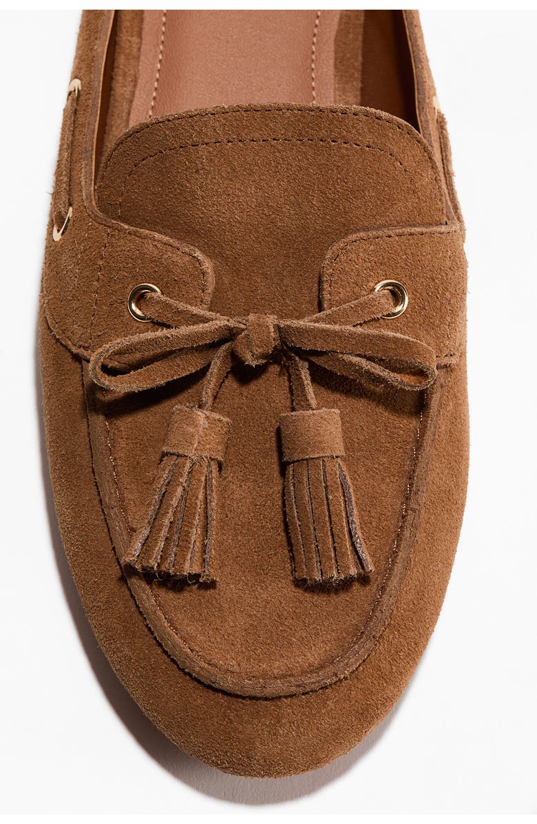 H&M Split Suede Mules, Alternate, color, Brown
