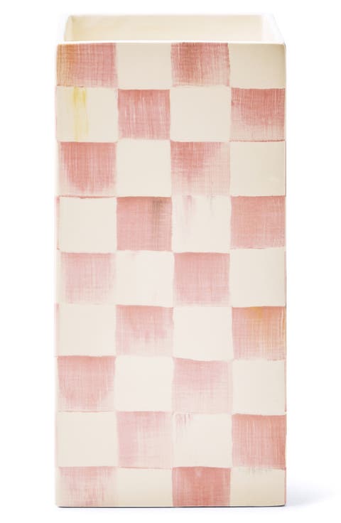Rosy Check Pillar Vase