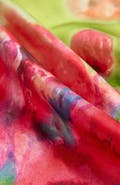 SILKSILKY Pure silk colored square scarf