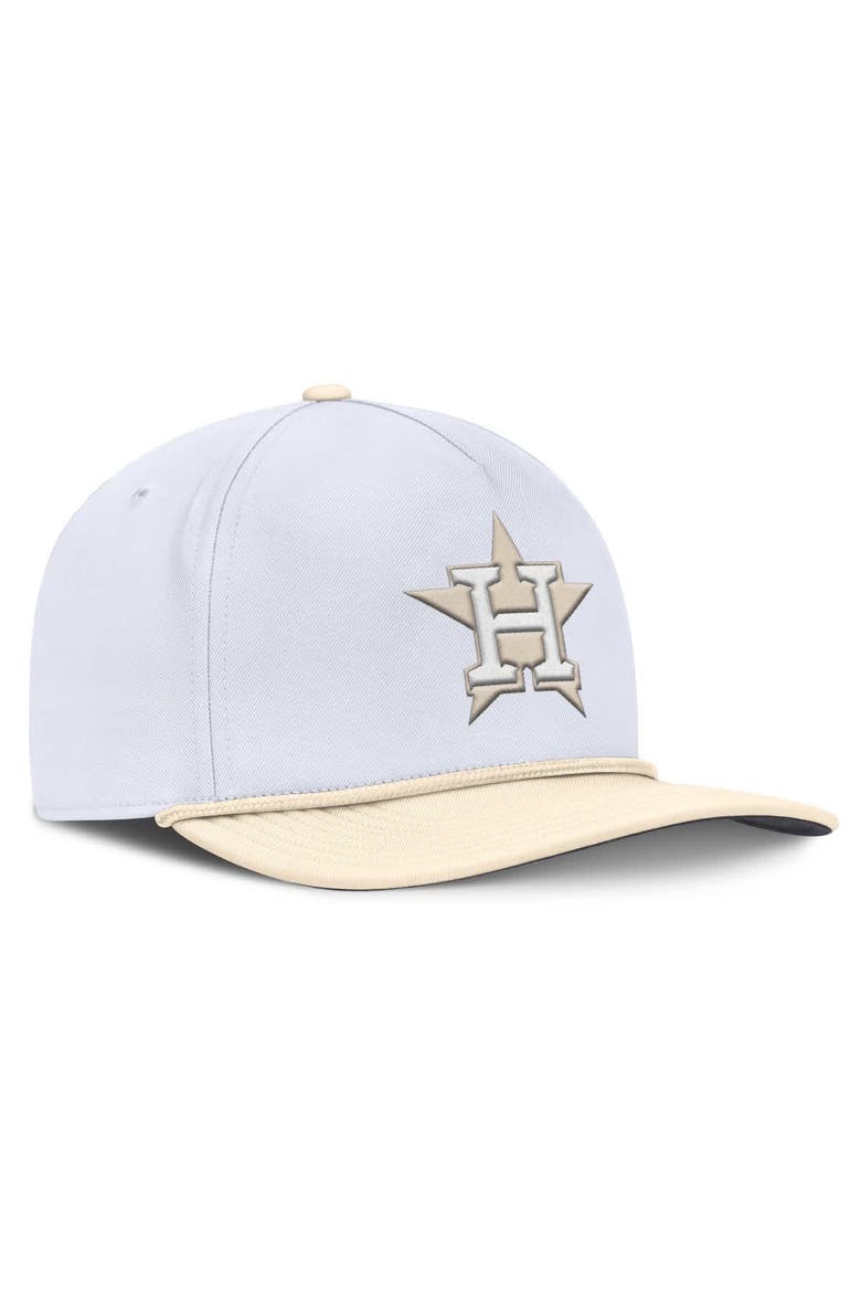 Men's Nike  White/Cream Houston Astros Pro Performance Snapback Hat, Alternate, color, White