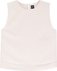 BOSS Bliny Layered Hem Split Back Top