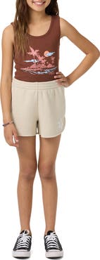 O'Neill Kids' Tropic Melt Scallop Shorts