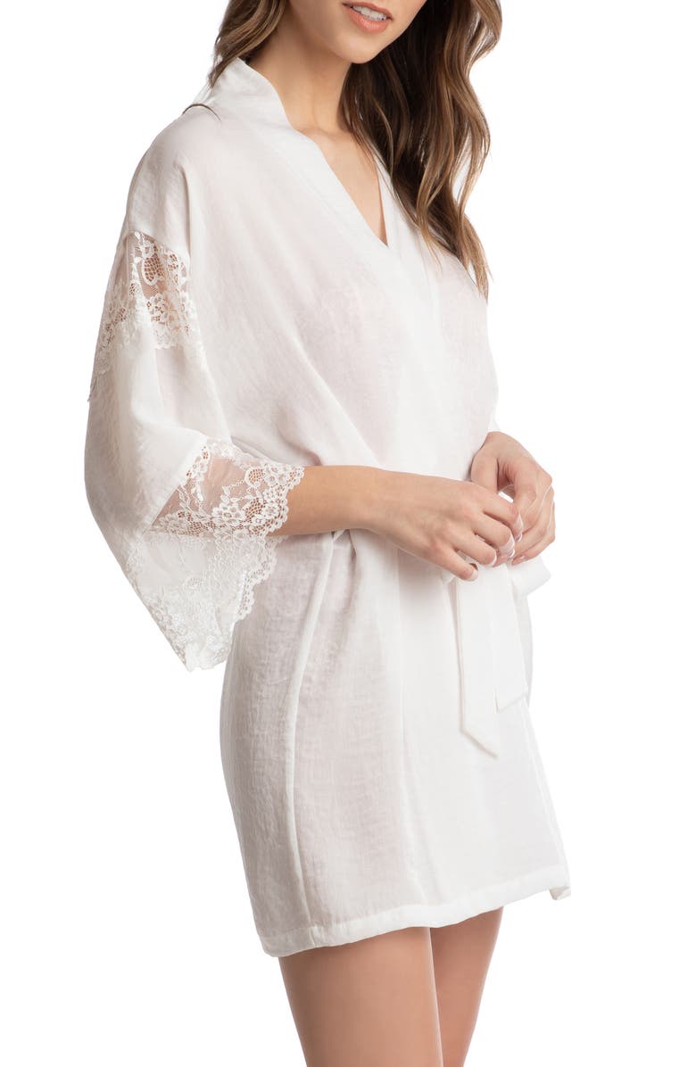 In Bloom by Jonquil Vilolet Lace Trim Floral Wrap, Alternate, color,