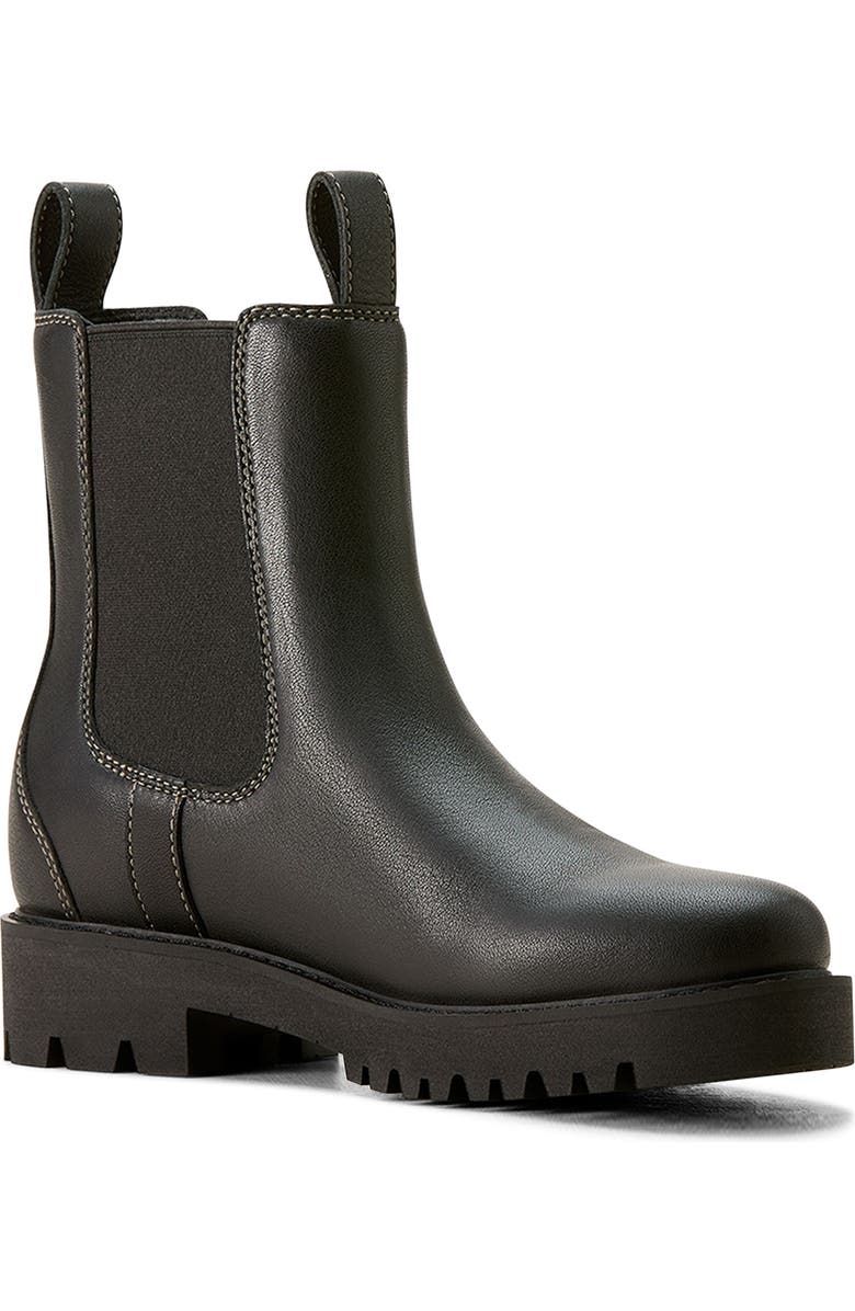 Ariat Wexford Lug Chelsea Boot, Main, color, Jet Black