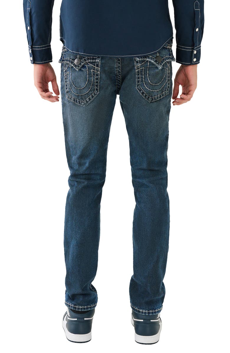 True Religion Brand Jeans Rocco Flap Super T Skinny Leg Jeans, Alternate, color,