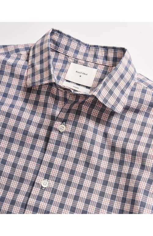 Billy Reid Standard Fit Slub Grid Cotton Button-up Shirt