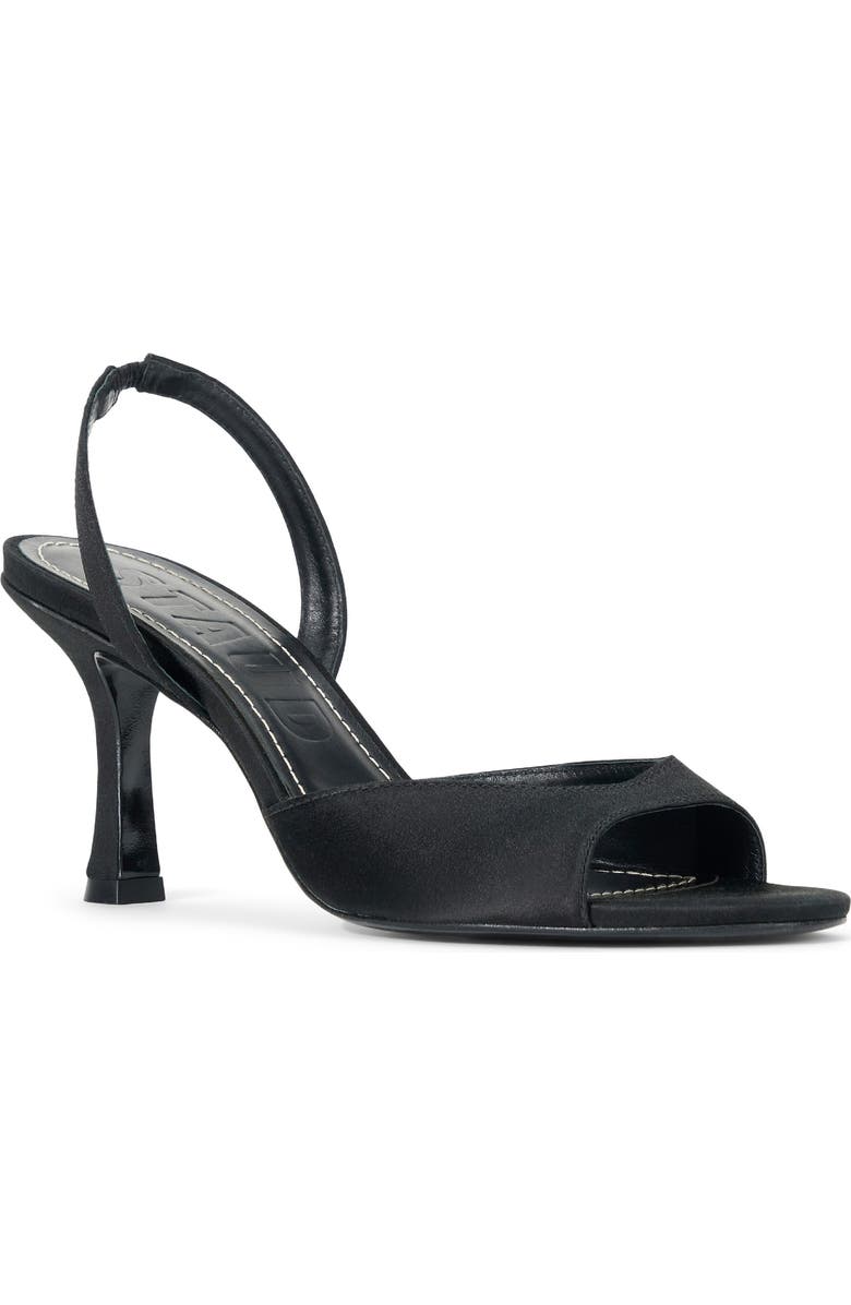 STAUD Brigitte Slingback Slide Sandal, Main, color, Black