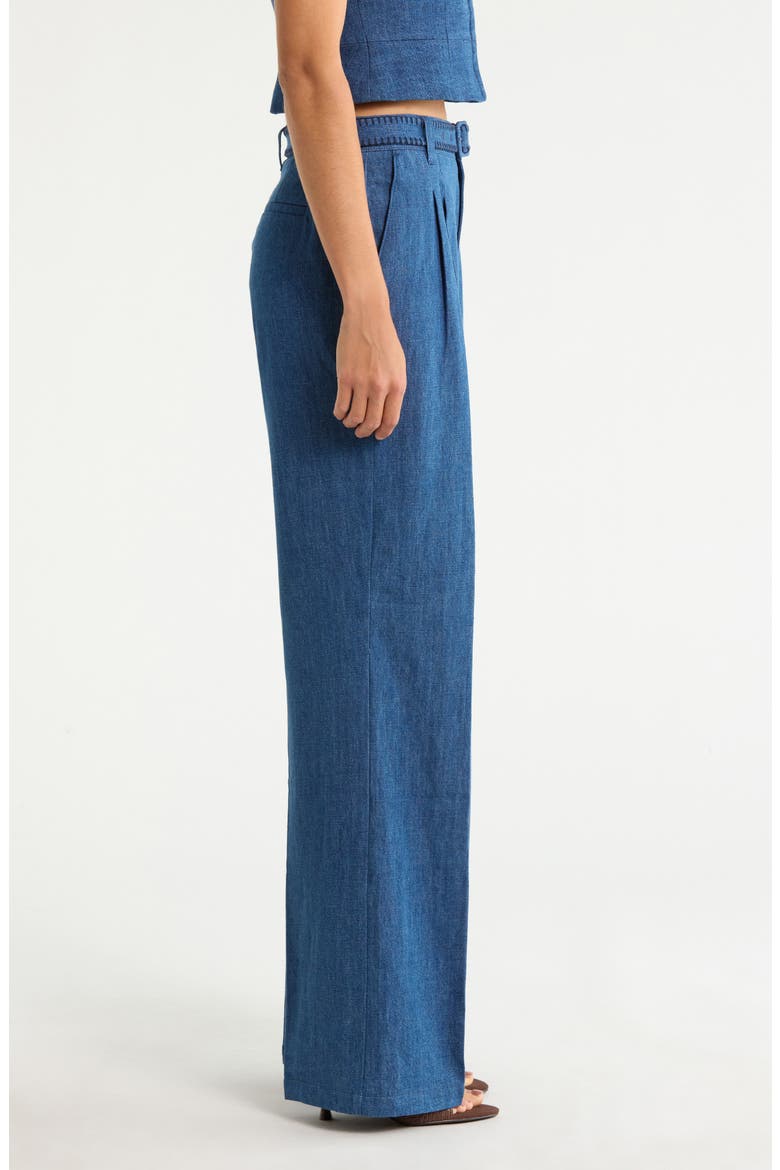 Acacia High Waist Belted Jeans, Alternate, color, TIDEPOOL