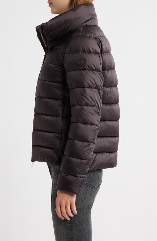 Save The Duck Elsie Water Resistant Quilted Puffer Coat In Black