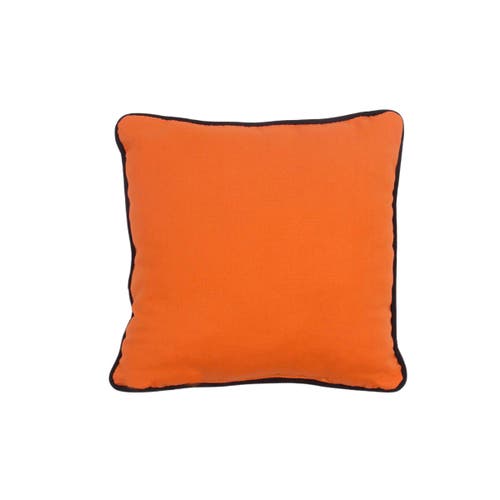 C & F Home C&f Home Ghost Embroidered 100% Cotton Halloween Mini Accent Throw Pillow 10" X 10" In Orange