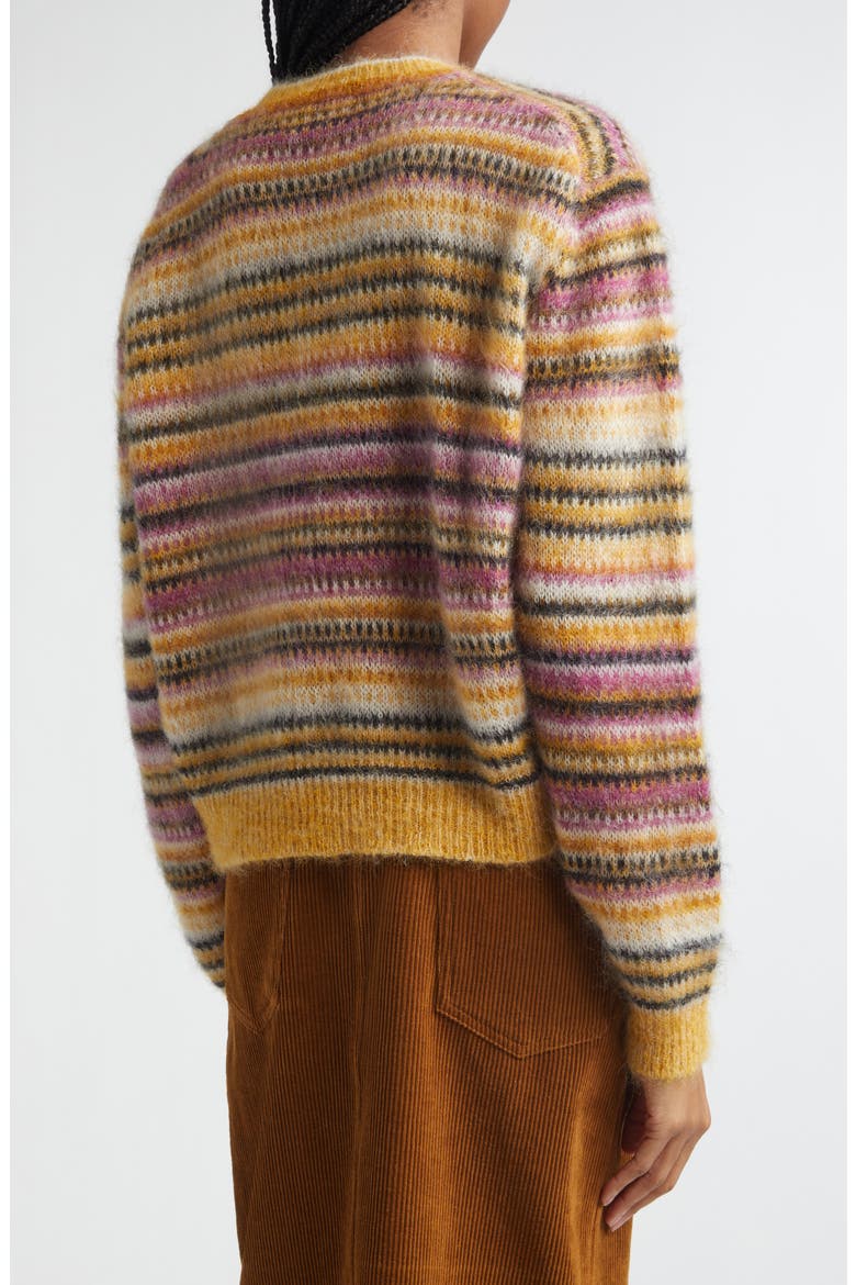 Morine Mohair Blend Sweater, Alternate, color, MUSTARD