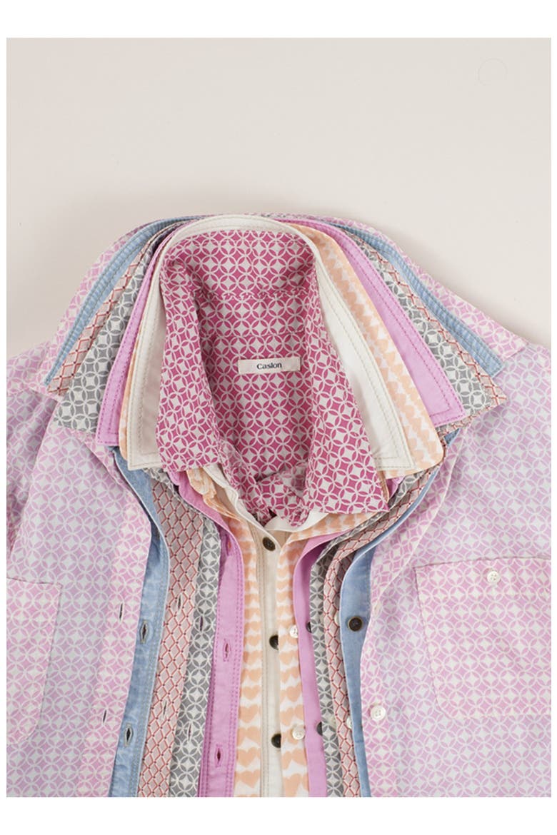 Cotton & Silk Shirt, Alternate, color, WHITE