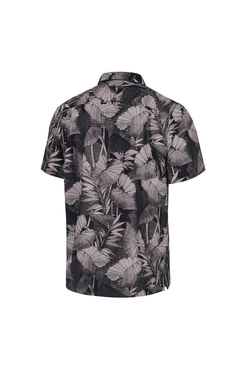 Tommy Bahama Men's Tommy Bahama Black Las Vegas Raiders Big & Tall Coast Nuevo Fronds IslandZone Button-Up Shirt, Alternate, color, 