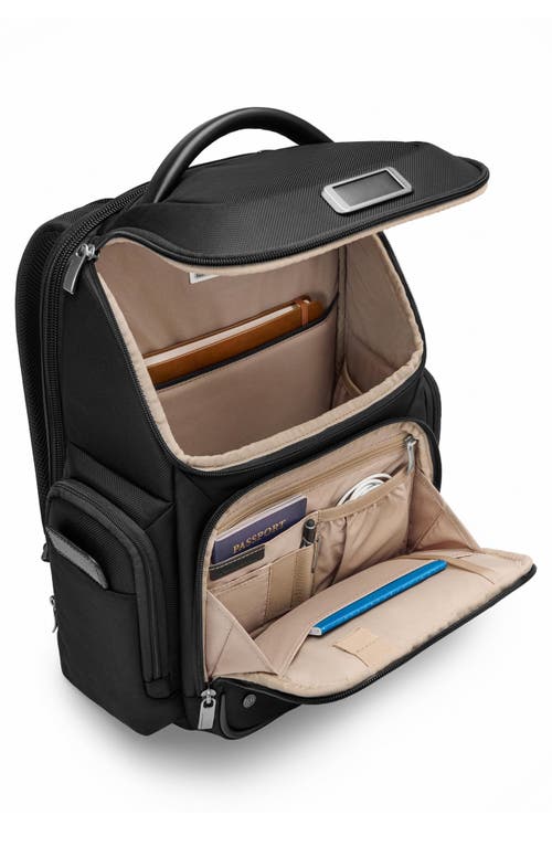 Briggs & Riley Medium Widemouth Backpack In Black