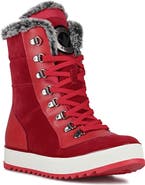 AQUATHERM BY SANTANA CANADA Maya Faux Fur Lined Lace-Up Boot