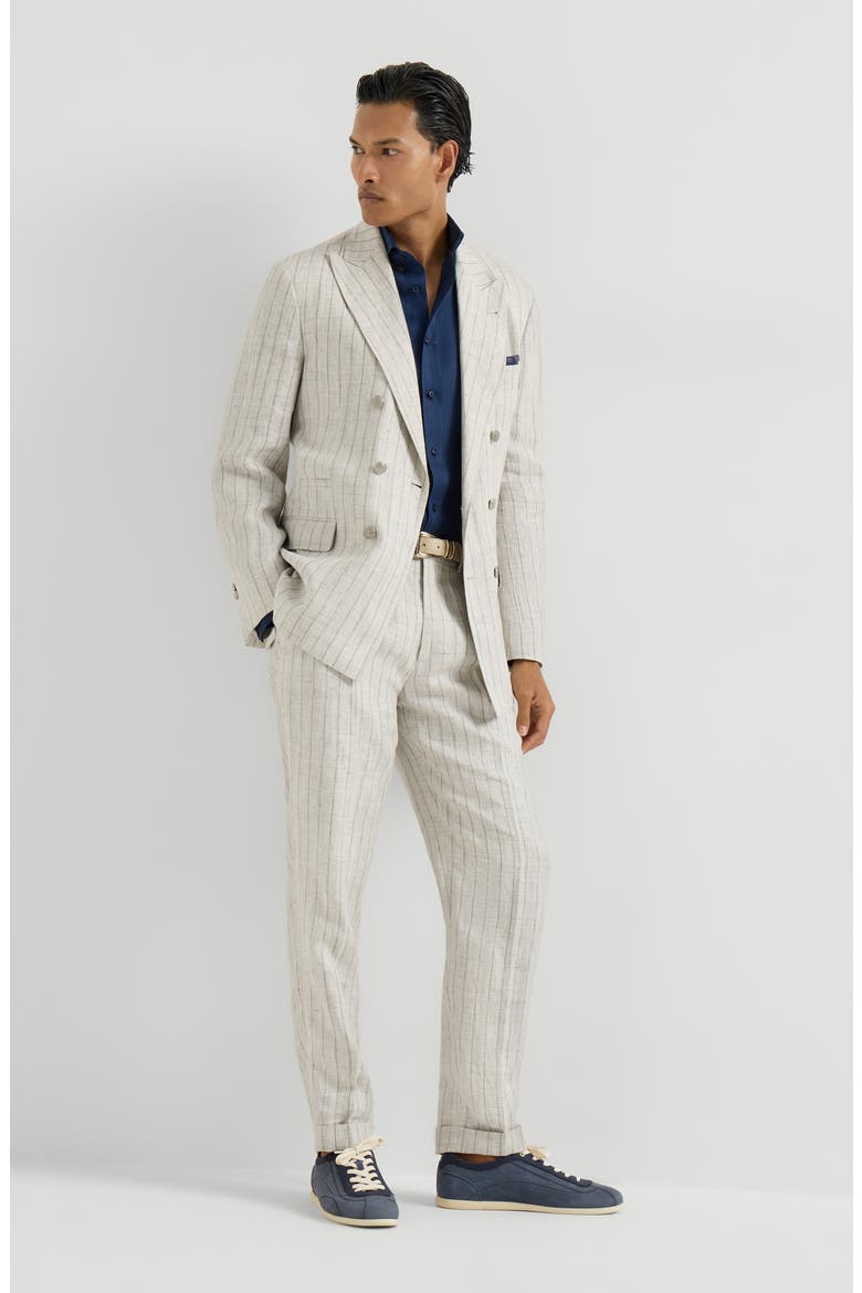 Linen shirt, Alternate, color, Navy Blue