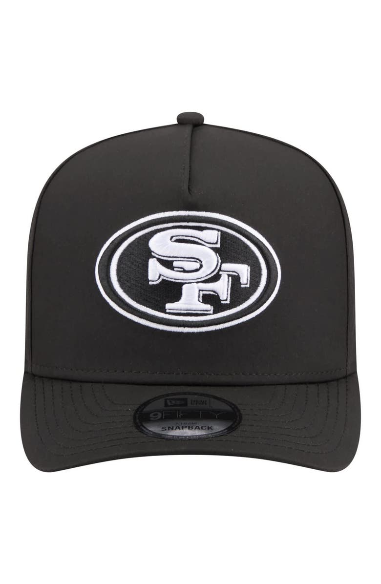 New Era Men's New Era  Black San Francisco 49ers Gore-Tex A-Frame 9FIFTY Adjustable Hat, Alternate, color, Black